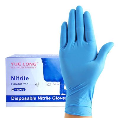 粤龙一次性丁腈防护手套