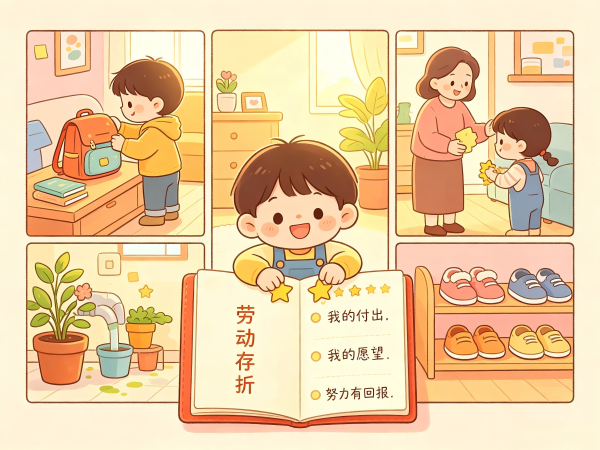东方红手套 | 劳动存折的妙用，让孩子热爱家庭劳动